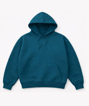 Petrol Mavisi Kapüşonlu Hoodie