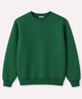 Yeşil Bisiklet Yaka Sweatshirt
