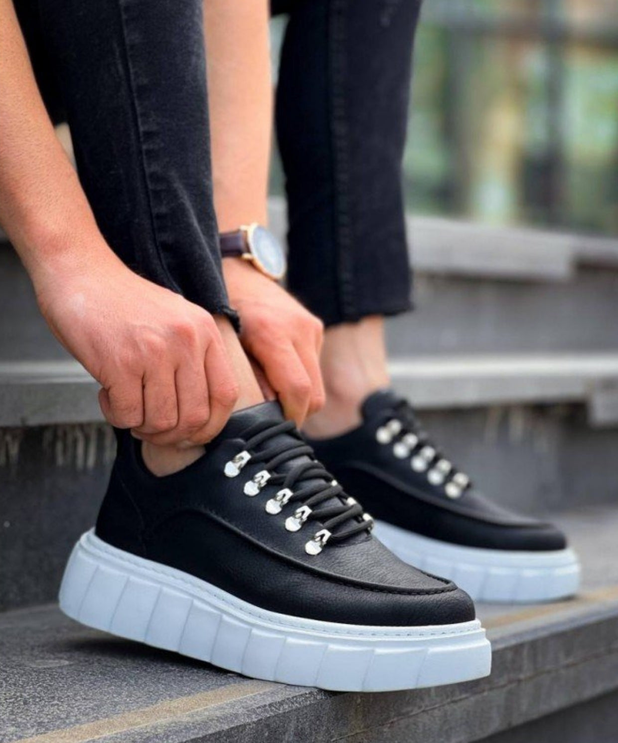 Vibe Siyah Erkek Sneaker
