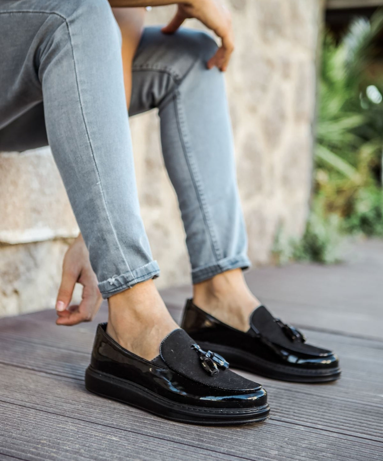 Chekich 002 RST Siyah Loafer Pelle Erkek Ayakkabı