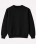 Siyah Bisiklet Yaka Sweatshirt
