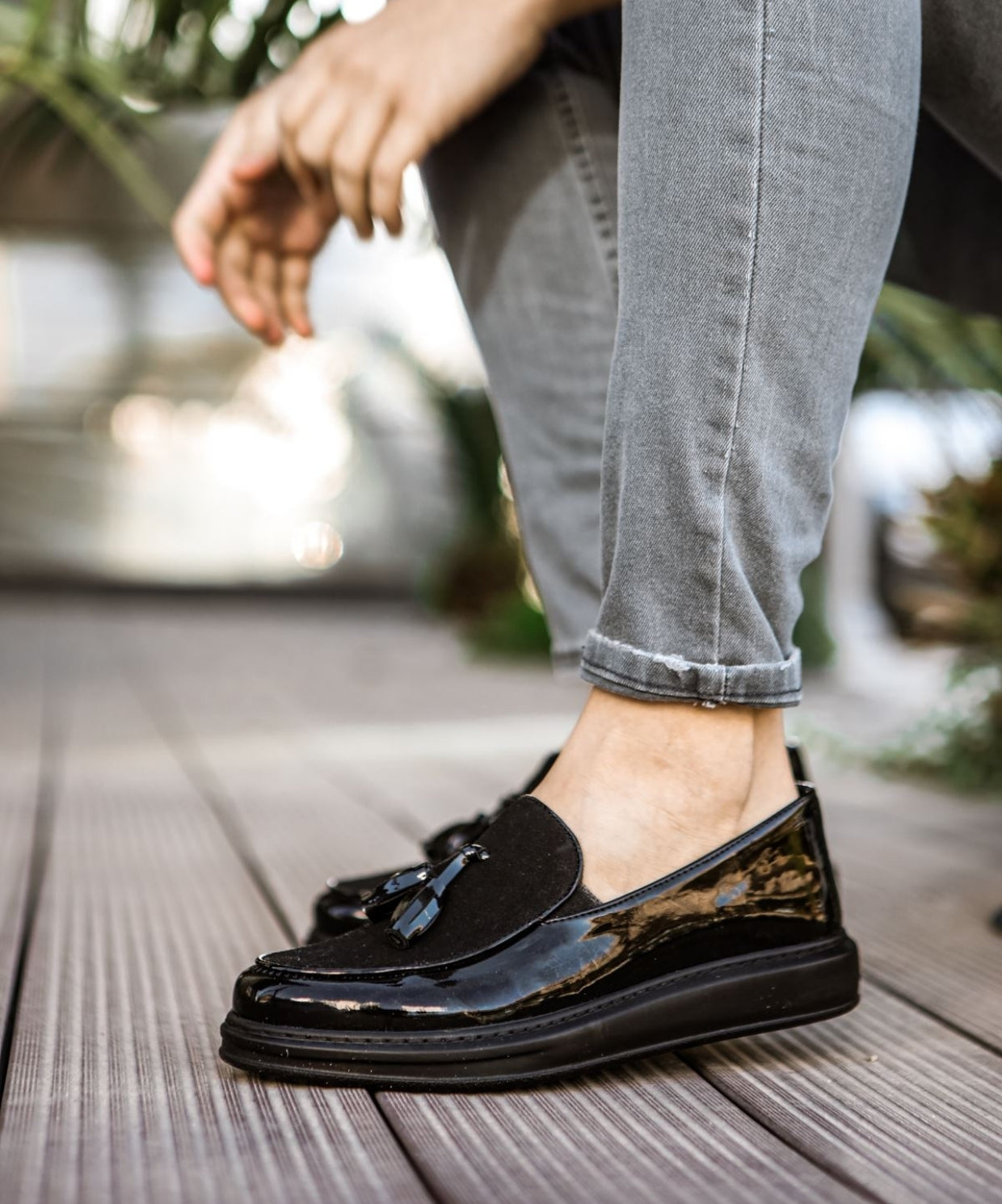 Chekich 002 RST Siyah Loafer Pelle Erkek Ayakkabı