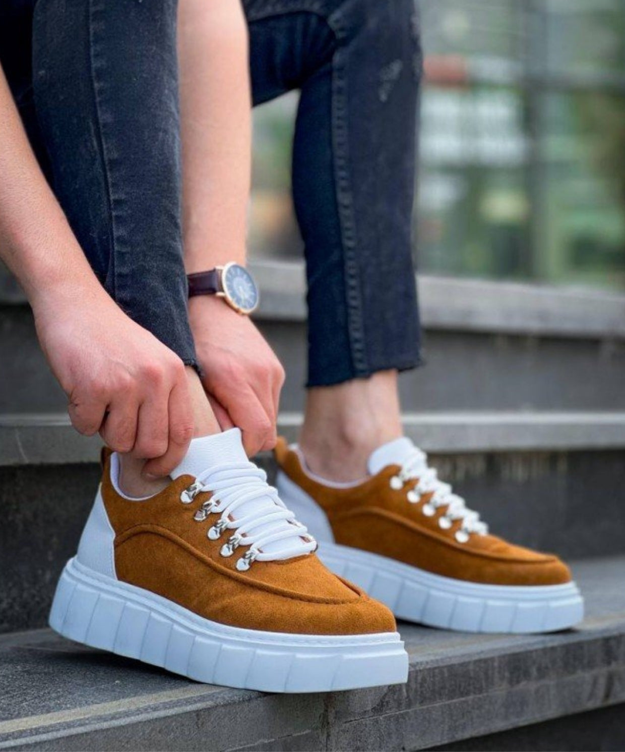 Vibe Taba Süet Erkek Sneaker