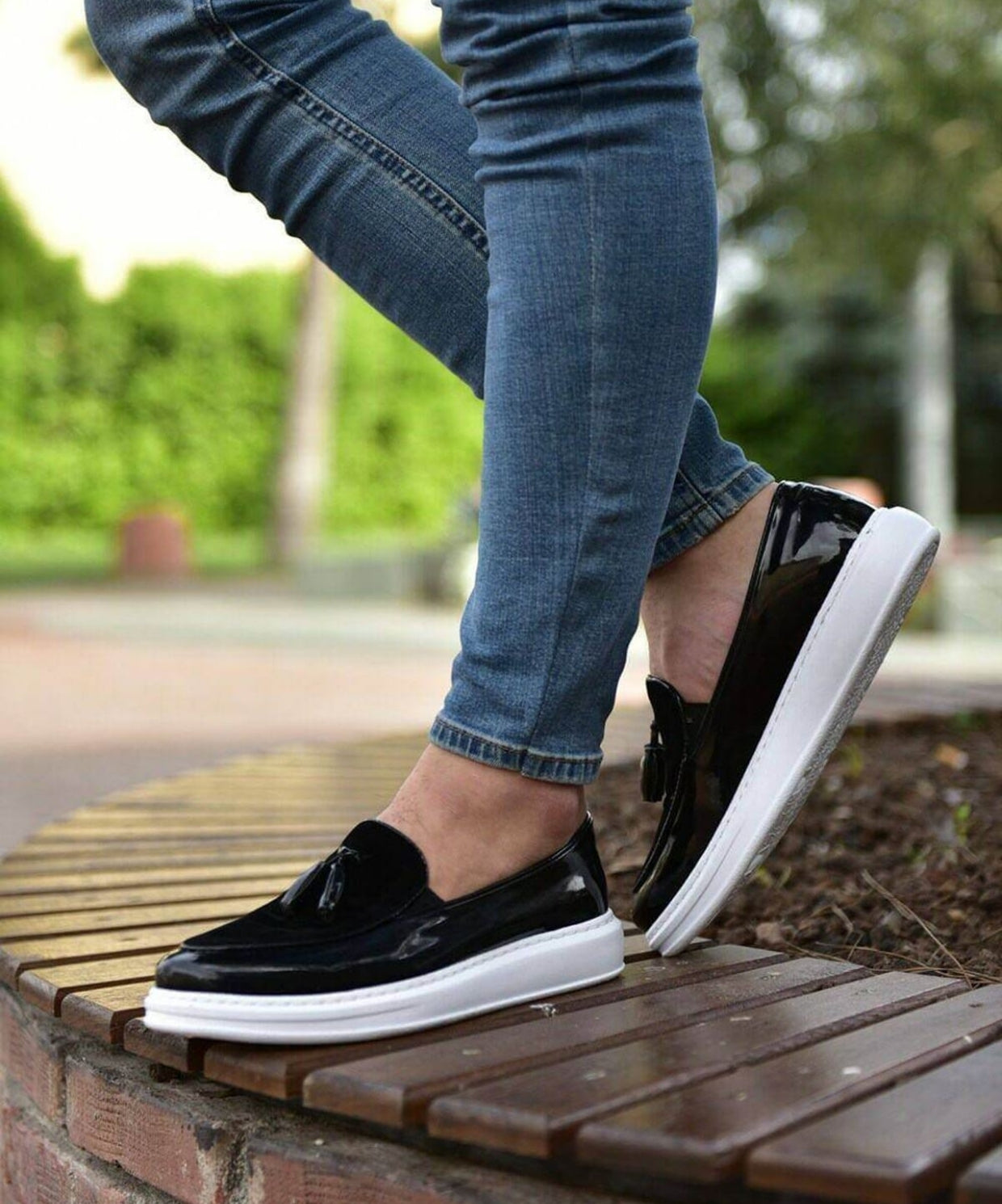 Chekich 002 RBT Siyah Loafer Pelle Erkek Ayakkabı