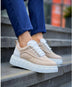 Vibe Bej Süet Erkek Sneaker