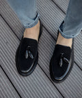 Chekich 002 Siyah Loafer Pelle Erkek Ayakkabı
