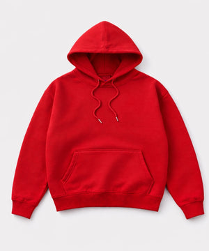 Kırmızı Kapüşonlu Hoodie