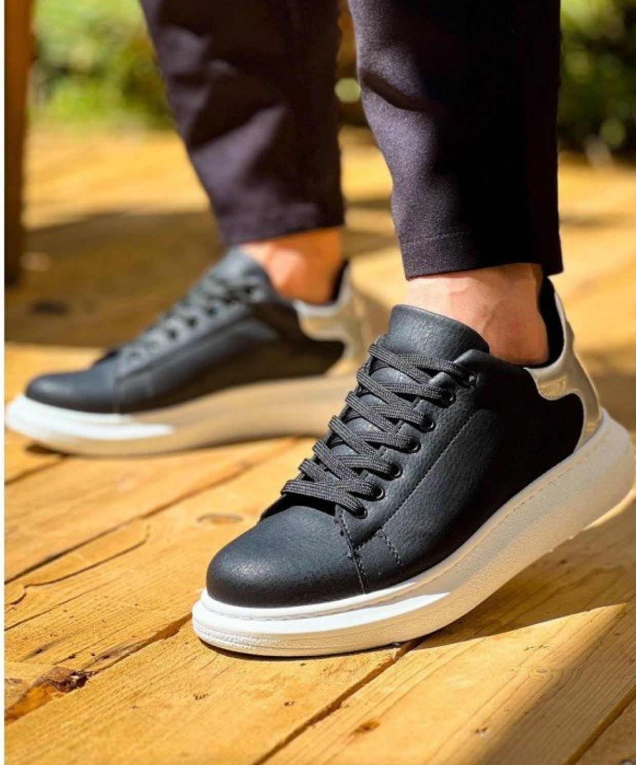 Terrazzo Erkek Sneaker Siyah-Gümüş