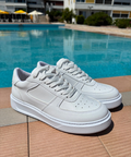 KU-01 Erkek Beyaz Sneaker Ayakkabı