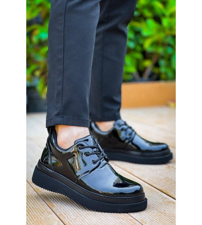 Urban Erkek Sneaker Rugan Siyah Taban