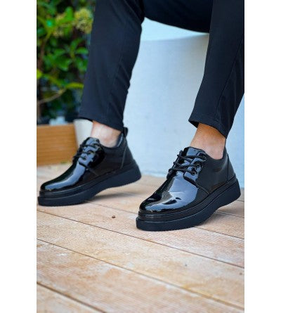 Urban Erkek Sneaker Rugan Siyah Taban