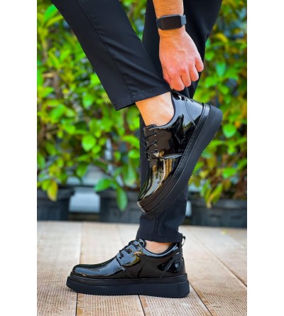 Urban Erkek Sneaker Rugan Siyah Taban