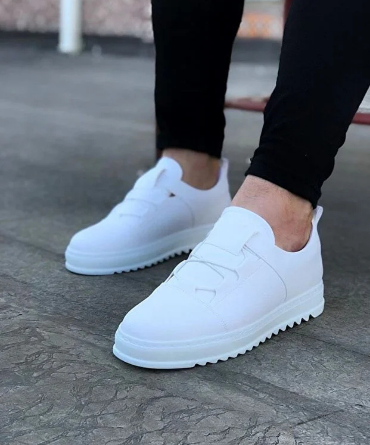 K&A-036 Beyaz Erkek Casual Ayakkabı