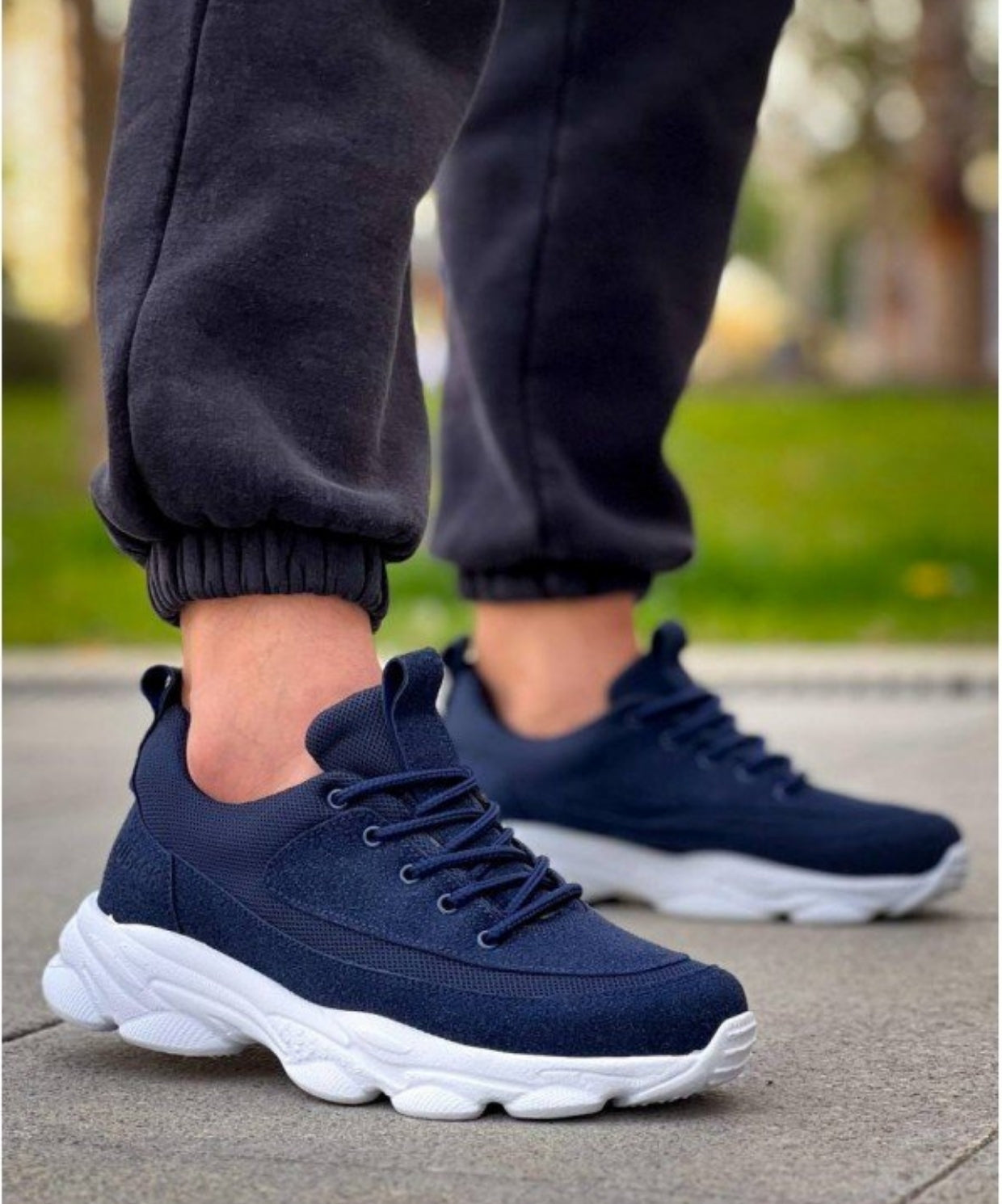 Wilson Erkek Sneaker Lacivert Süet