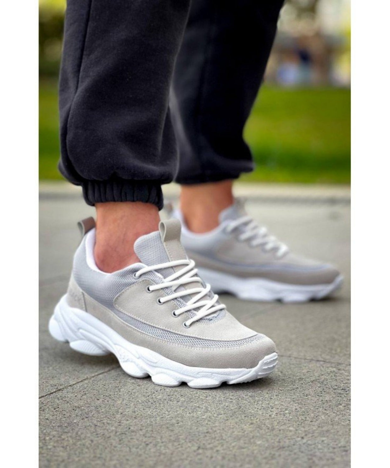 Wilson Erkek Sneaker Gri Süet