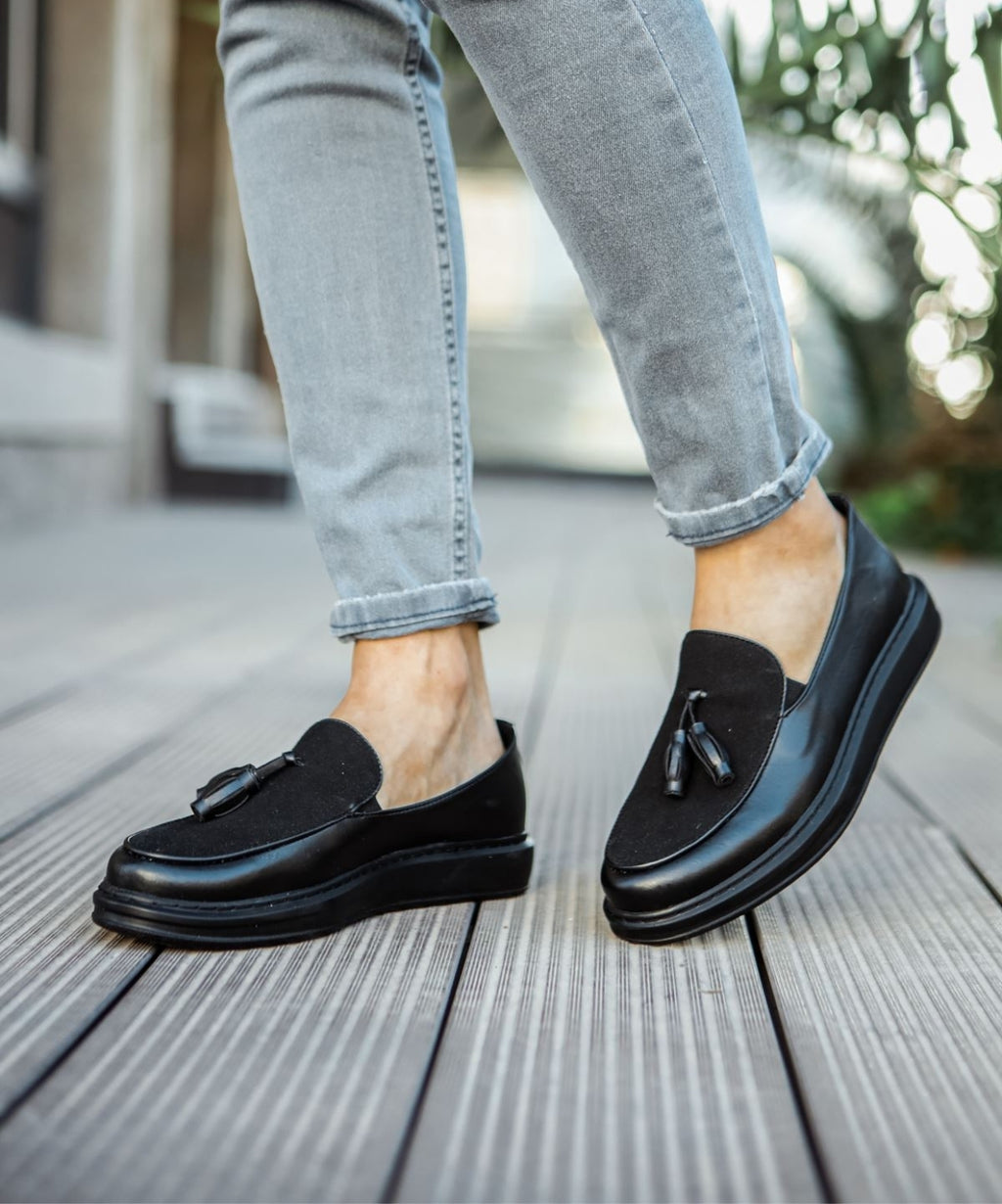 Chekich 002 Siyah Loafer Pelle Erkek Ayakkabı