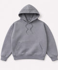Gri Kapüşonlu Hoodie