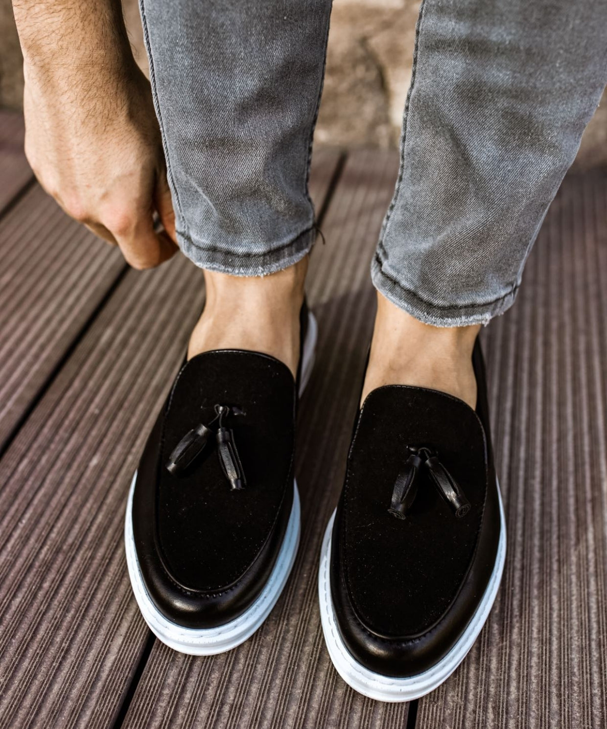 Chekich 002 CBT Siyah Loafer Pelle Erkek Ayakkabı