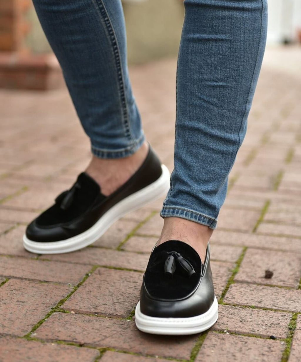 Chekich 002 CBT Siyah Loafer Pelle Erkek Ayakkabı