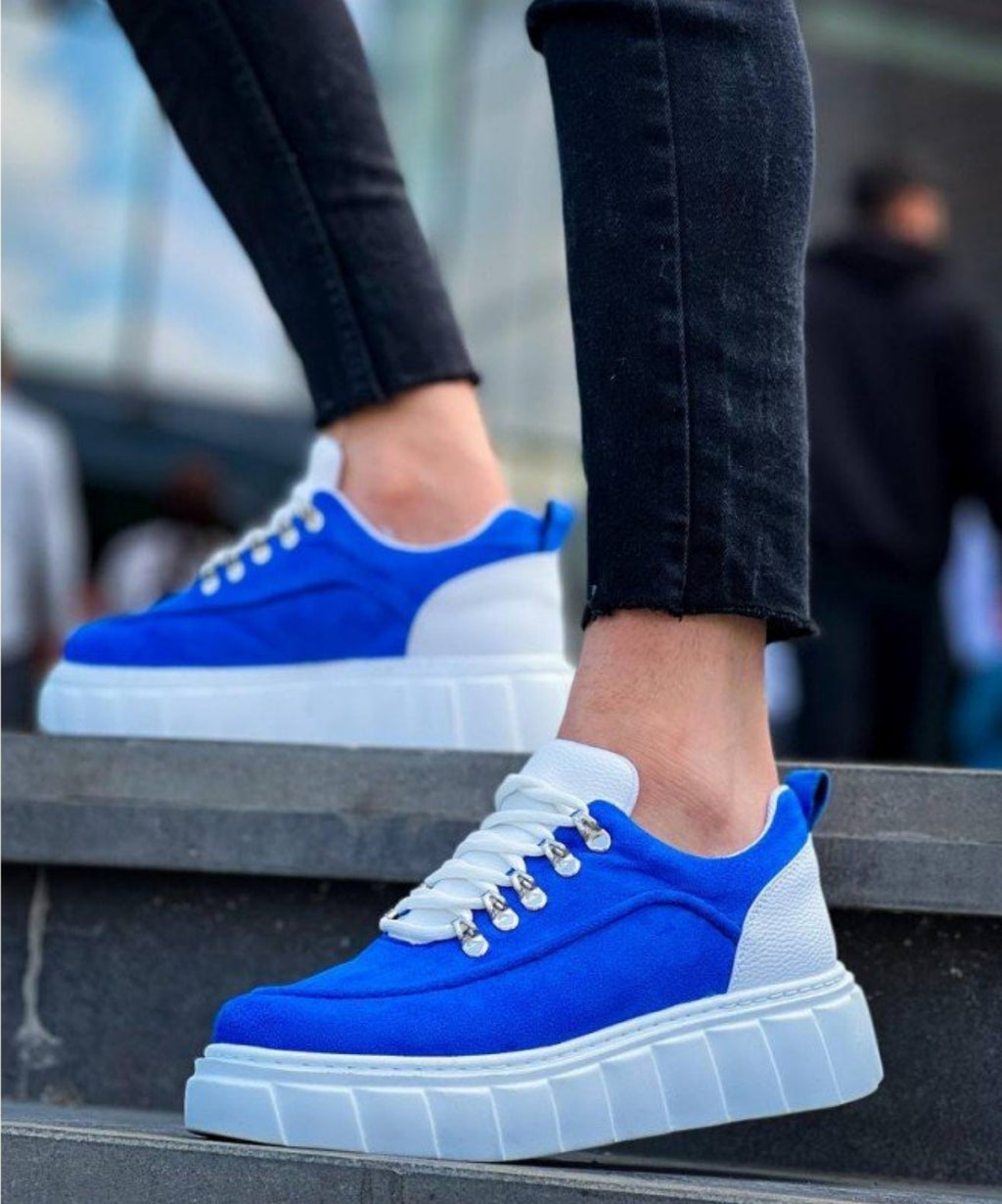 Vibe Mavi Süet Erkek Sneaker