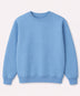 Bebek Mavisi Bisiklet Yaka Sweatshirt