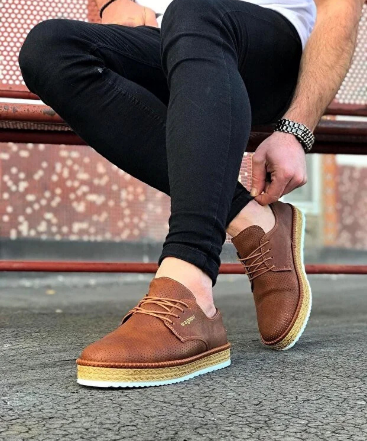 Wagoon Wg013 Taba Erkek Ayakkabı