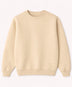 Bej Bisiklet Yaka Sweatshirt