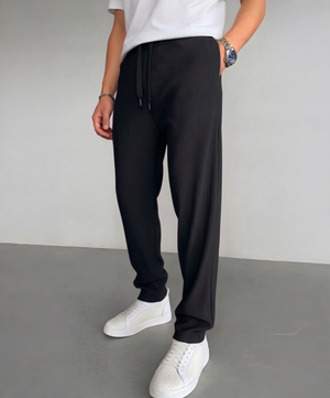 Erkek Siyah Ottoman Baggy Pantolon