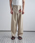 Japon Kesim Bej Baggy Erkek Pantolon