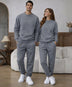 Gri Sweatshirt Gri Eşofman Altı Takım