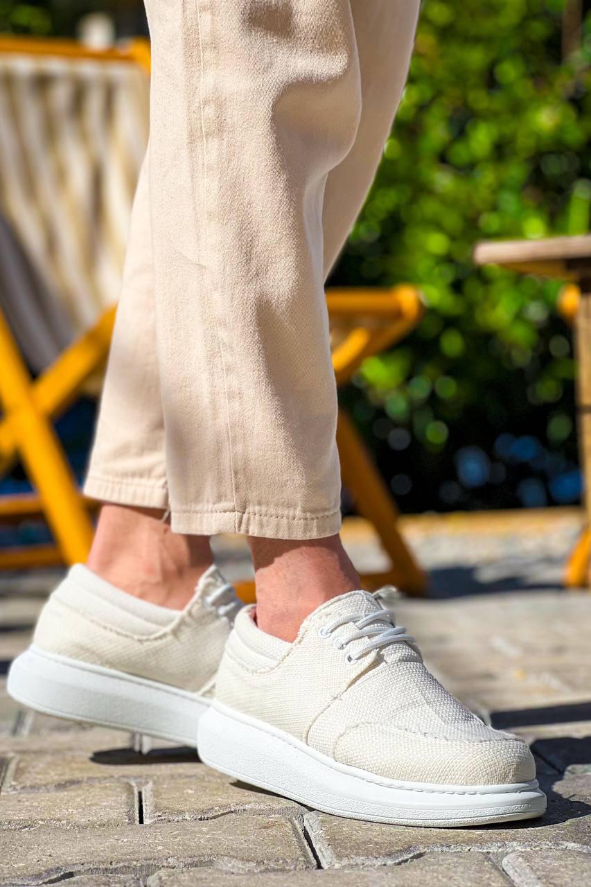 Monterey Erkek Beyaz Sneaker Beyaz Taban