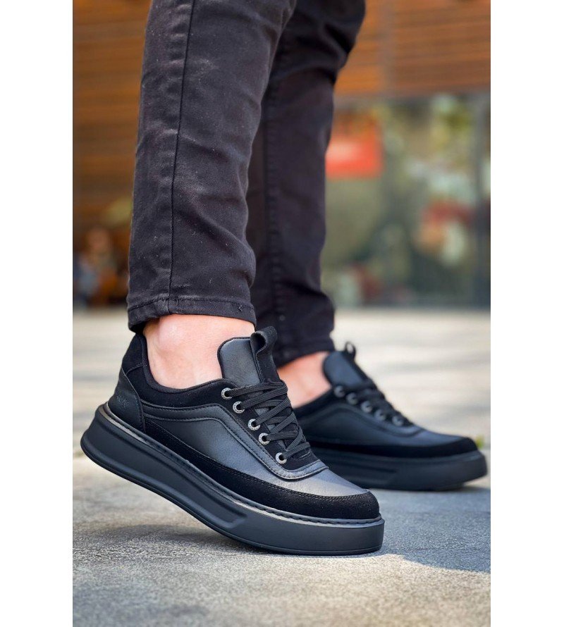 Prime Erkek Sneaker Siyah Süet Detay